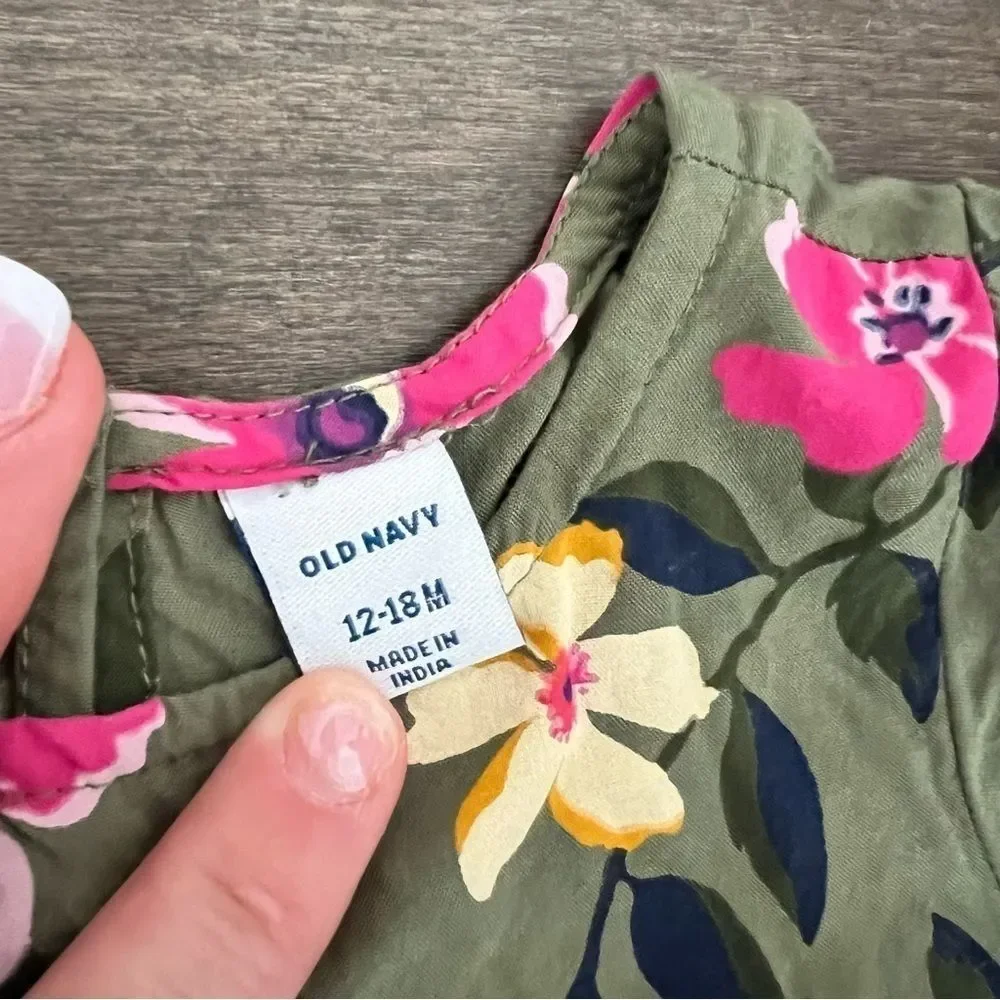 Baby Gap Old Navy Toddler Girl Lot 12-18M Summer Tops Shirts Clothing